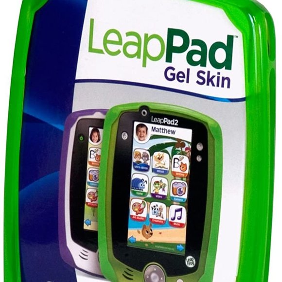LeapFrog LeapPad 2 Gel Skin, Green Protective Cover (LeapPad2/2P, LeapPad1) New - Picture 2 of 8